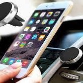 Μαγνητική Βάση Αυτοκινήτου για όλα τα κινητά που κουμπώνει στις περσίδες του αεραγωγού