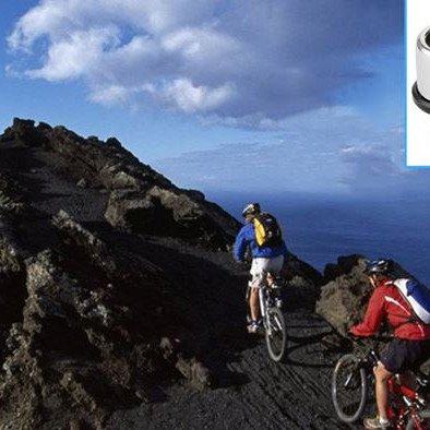 Κουδούνι ποδηλάτου μίνι με πυξίδα σε διάφορα χρώματα