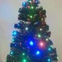 Χριστουγεννιάτικο δέντρο αυτοφωτιζόμενο ύψους 150cm με πολύχρωμα λαμπάκια led
