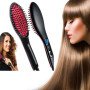 Κεραμική θερμαινόμενη βούρτσα ισιώματος μαλλιών με ψηφιακή ρύθμιση θερμοκρασίας
