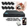 Δικτυακό cloud καταγραφικό DVR FULL AHD 8 καμερών νυχτερινής λήψης αδιάβροχες και σκληρό δίσκο 1TB  (ΠΡΟΣΦΟΡΑ ΕΒΔΟΜΑΔΟΣ)