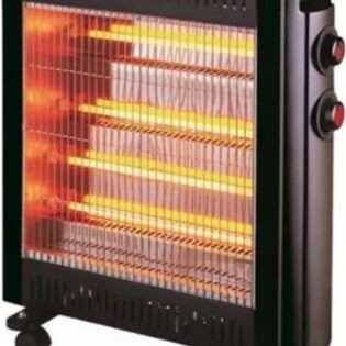 Ηλεκτρική σόμπα 2400 Watt χαλαζία Quartz με 2 βαθμίδες θέρμανσης