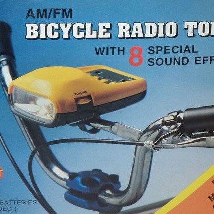 Ραδιόφωνο ποδηλάτου με κόρνα 8 ήχων και φακό