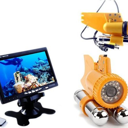 Υποβρύχια Kάμερα Βυθού Αδιάβροχη-Κάμερα Ψαρέματος με έγχρωμη οθόνη 7" και καλώδιο 20m