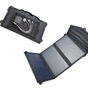 Αναδιπλώμενο φωτοβολταϊκό πάνελ 19,5 watt - 6V με 2 θύρες USB για φόρτιση συσκευών