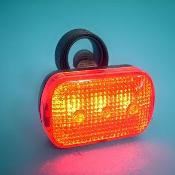 Φως πορείας ποδηλάτου κόκκινο με LED