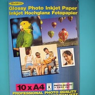 ΦΩΤΟΓΡΑΦΙΚΟ ΧΑΡΤΙ A4 GLOSSY TOPWRITE ΣΕΤ 10 ΤΕΜΑΧΙΩΝ