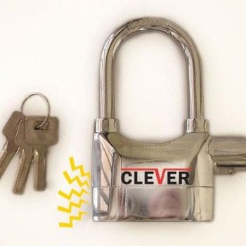 Λουκέτο με έξυπνο κραδασμικό συναγερμό για πόρτες - μηχανές - ποδήλατα - αυτοκίνητα αποσκευές κ.λ.π.