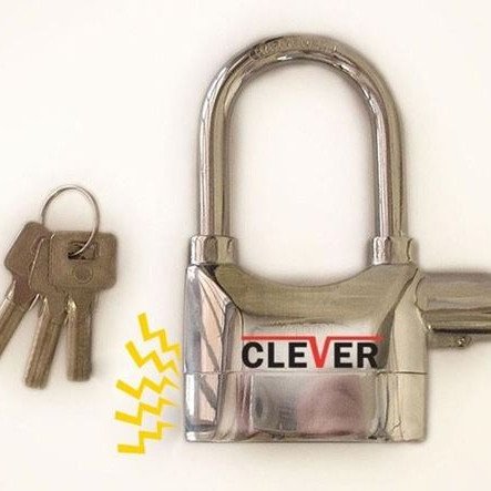 Λουκέτο με έξυπνο κραδασμικό συναγερμό για πόρτες - μηχανές - ποδήλατα - αυτοκίνητα αποσκευές κ.λ.π.