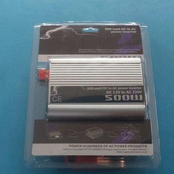 Ιnverter αυτοκινήτου 500 watt μετατρέπει τα 12v σε 220v
