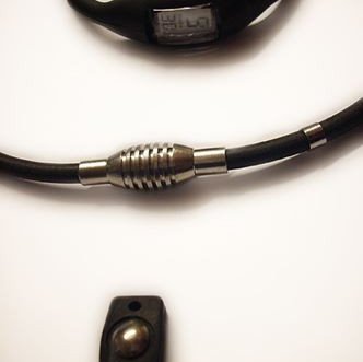 Σετ μαγνητικό ιοντικό χαλαρωτικό κολιέ και βραχιόλι με ρολόι+Προστασία ακτινοβολίας κινητού