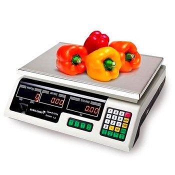 Ηλεκτρονική ζυγαριά εργαστηρίου 40 kg διπλής οθόνης με υπολογισμό αξίας