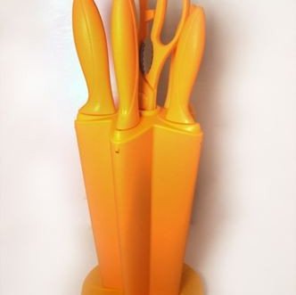 ΣΕΤ ΜΑΧΑΙΡΙΩΝ ΚΟΥΖΙΝΑΣ 6 ΤΕΜΑΧΙΩΝ + ΨΑΛΙΔΙ ΚΡΕΑΤΟΣ + ΛΕΙΤΟΥΡΓΙΚΗ ΒΑΣΗ ΣΕ ΔΙΑΦΟΡΑ ΧΡΩΜΑΤΑ