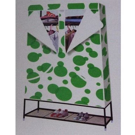 Ντουλάπα συναρμολογούμενη με παπουτσοθήκη και μεταλλικό σκελετό 162 Χ 60 Χ42 cm