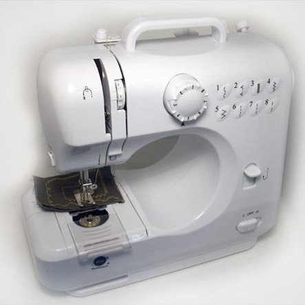 Ραπτομηχανή σπιτιού ηλεκτρική υψηλών επιδόσεων με μπουτόν ποδιού και 8 επιλογές σχεδίων