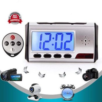 Κρυφή κάμερα ρολόι γραφείου - σπιτιού με ανίχνευση κίνησης - Φωτογραφική μηχανή και τηλεχειριστήριο
