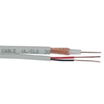 Καλώδιο καμερών με ηλεκτρομαγνητική θωράκιση (RG 59) 75 Ω για μεταφορά εικόνας - τροφοδοσίας