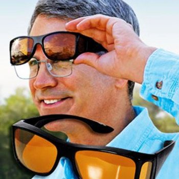 Γυαλιά ηλίου απορροφητικά HD Vision unisex + Γυαλιά νυχτερινής οδήγησης (σετ 2 τεμαχίων) - Φοριούνται και πάνω απο τα μυωπίας [ΠΡΟΣΦΟΡΑ ΕΒΔΟΜΑΔΟΣ]