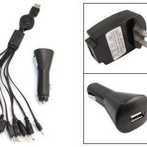 USB πολυφορτιστής ταξιδίου για κινητά τηλέφωνα με δυνατότητα φόρτισης στον Η/Υ - σπίτι - αυτοκίνητο