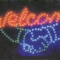 Φωτεινή επιγραφή καταστημάτων με LED (Welcome)