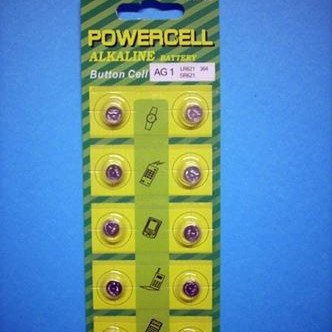 ΜΠΑΤΑΡΙΑ MICROCELL ΑΛΚΑΛΙΚΗ AG1 LR621 364 SR621 ΣΕΤ 10 ΤΕΜΑΧΙΩΝ