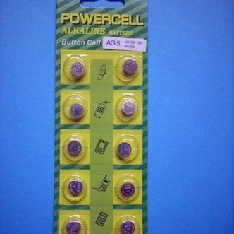 ΜΠΑΤΑΡΙΑ MICROCELL ΑΛΚΑΛΙΚΗ AG5 LR754 393 SR754 ΣΕΤ 10 ΤΕΜΑΧΙΩΝ