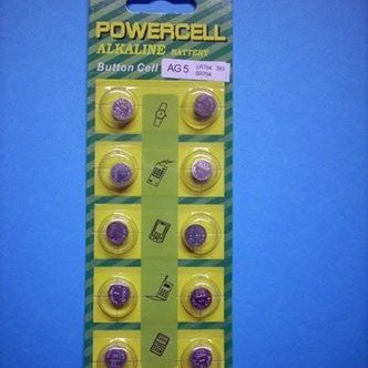 ΜΠΑΤΑΡΙΑ MICROCELL ΑΛΚΑΛΙΚΗ AG5 LR754 393 SR754 ΣΕΤ 10 ΤΕΜΑΧΙΩΝ