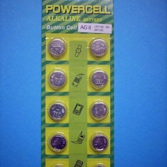 ΜΠΑΤΑΡΙΑ MICROCELL ΑΛΚΑΛΙΚΗ AG8 LR1120 391 SR1120 ΣΕΤ 10 ΤΕΜΑΧΙΩΝ