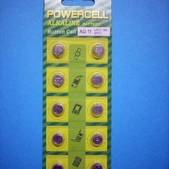 ΜΠΑΤΑΡΙΑ MICROCELL ΑΛΚΑΛΙΚΗ AG11 LR721 962 SR721 ΣΕΤ 10 ΤΕΜΑΧΙΩΝ