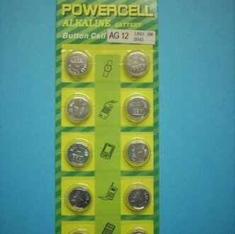 ΜΠΑΤΑΡΙΑ MICROCELL ΑΛΚΑΛΙΚΗ AG12 LR43 386 SR43 ΣΕΤ 10 ΤΕΜΑΧΙΩΝ