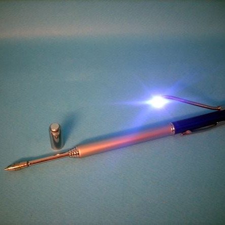 Στυλό πτυσσόμενη μαγνητική ράβδος με φακό - Led Uv για ανίχνευση πλαστών χαρτονομισμάτων