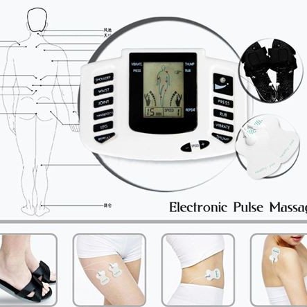 Μασαζοσαγιονάρες με μαγνήτες και ηλεκτρονική συσκευή ηλεκτροθεραπείας μασάζ με αυτοκόλλητα pads