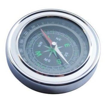Πυξίδα διακοσμητική μεταλλική διαμέτρου 7,5 cm