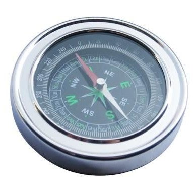 Πυξίδα διακοσμητική μεταλλική διαμέτρου 7,5 cm