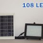 Ηλιακός προβολέας ip 65 με 108 LED - Φορτίζει την ημέρα φωτίζει αυτόματα όλη την νύχτα