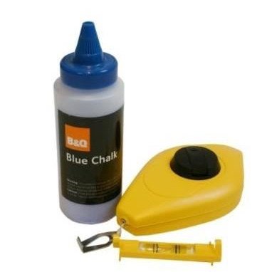 Σετ αλφαδιού με σπάγκο 15 μέτρων και χρώμα σήμανσης (Δείτε το video)