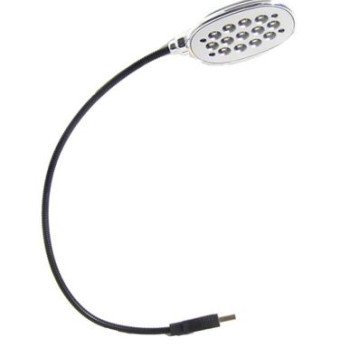 Φωτιστικό USB με 12 Led για PC - Laptop με εύκαμπτο βραχίονα