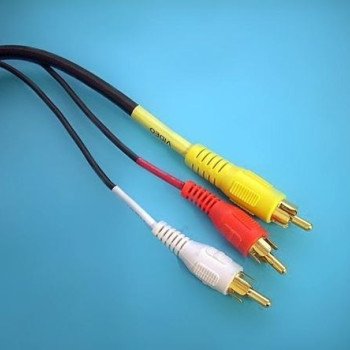 Καλώδιο 3 μέτρων εικόνας ήχου 3 RCA σε 3 RCA με βύσματα για κάμερες κ.λ.π