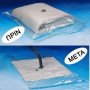 Σακούλες αποθήκευσης κενού αέρος ρούχων επαναχρησιμοποιούμενες 60 Χ 50 cm (Δείτε το βίντεο)