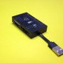 USB HUB 3 ΘΕΣΕΩΝ KAI CARD READER - ΑΝΑΓΝΩΣΤΗΣ ΚΑΡΤΩΝ ΜΝΗΜΗΣ