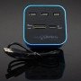 USB HUB 3 ΘΕΣΕΩΝ ΚΑΙ CARD READER ΣΕ MINIMAL ΥΦΟΣ