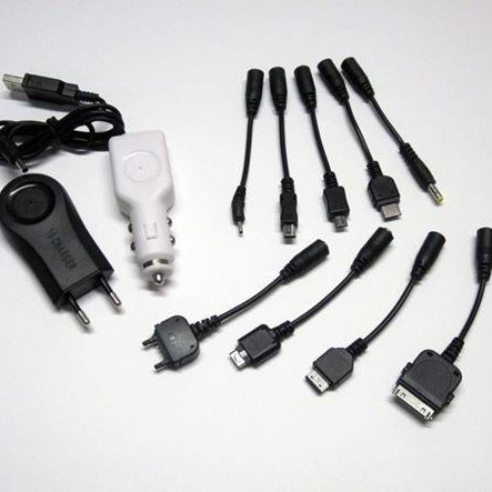 USB πολυφορτιστής ταξιδιού για κινητά τηλέφωνα