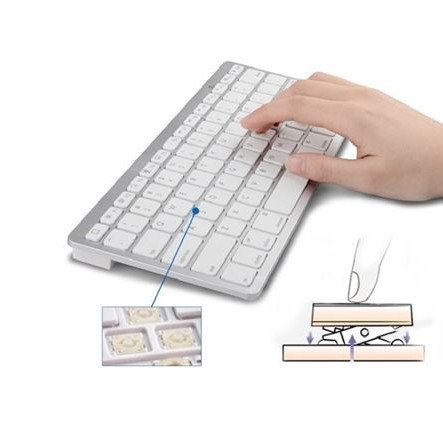 Πληκτρολόγιο mini για κινητά - Τablet - Laptop - Η/Υ με λειτουργία Bluetooth για ασύρματη σύνδεση
