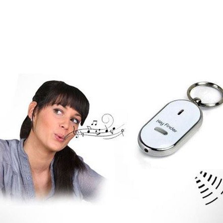 Μπρελόκ εντοπισμού των κλειδιών σας με σφύριγμα + φακός