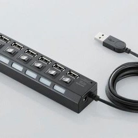 USB HUB 7 θέσεων με διακόπτη ON/ΟFF