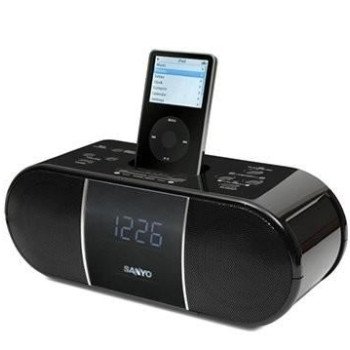 ΕΠΙΤΡΑΠΕΖΙΟ ΡΑΔΙΟΦΩΝΟ SANYO ΜΕ ΒΑΣΗ ΓΙΑ iPOD