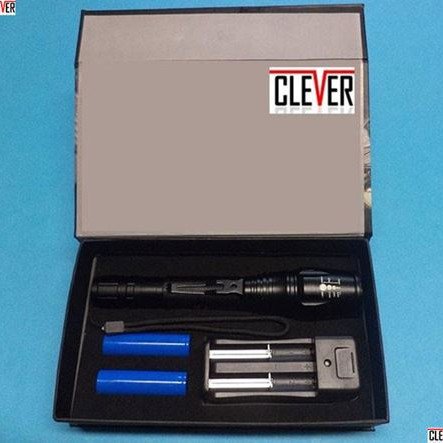 Φακός προβολέας led με zoom επαναφορτιζόμενος  - Ρυθμιζόμενη εστίαση