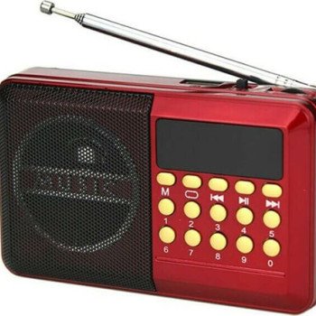 Ψηφιακό ραδιόφωνο FM με ψηφιακή επιλογή σταθμών - MP3 με επαναφορτιζόμενη μπαταρία  - Υποδοχή USB - κάρτας micro SD - Ενσωματωμένο ηχείο 3W