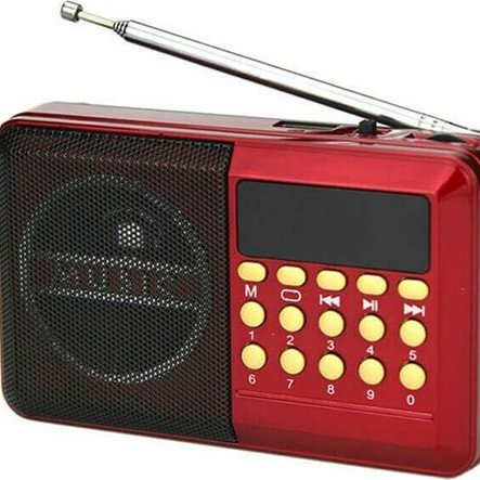 Ψηφιακό ραδιόφωνο FM με ψηφιακή επιλογή σταθμών - MP3 με επαναφορτιζόμενη μπαταρία  - Υποδοχή USB - κάρτας micro SD - Ενσωματωμένο ηχείο 3W