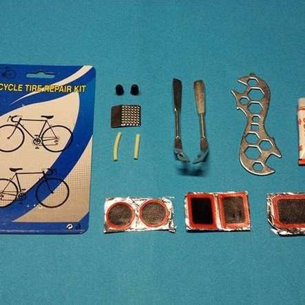 Κιτ επισκευής ελαστικών για το ποδήλατο) + πολύκλειδο (Δείτε βίντεο)